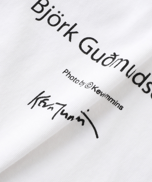 JOINT WORKS(ジョイントワークス)の「Bjork Guomundsdottir - S/S TEE(Tシャツ/カットソー・メンズ・スミクロ/ホワイト・X-LARGE/LARGE)」の6枚目の写真