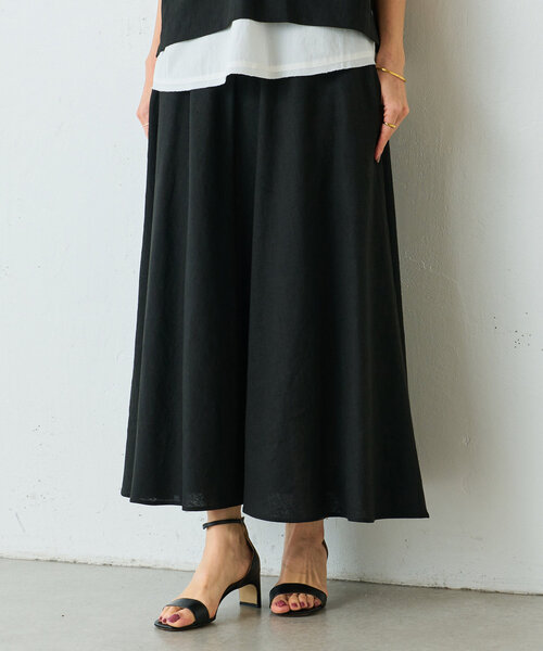 セール】リネンフレアースカート（スカート）｜BEARDSLEY（ビアズリー  