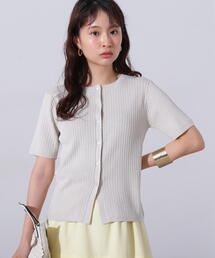 N.（N. Natural Beauty Basic） | アイレット柄ラメカーディガン(カーディガン/ボレロ)