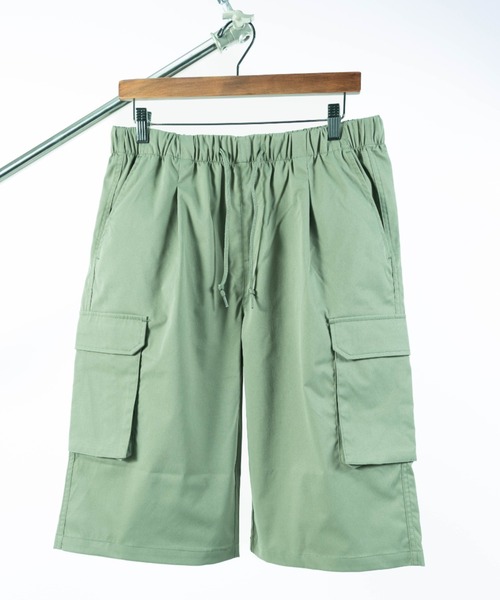 SKKONE(スコーネ)の「ストレッチ リラックス カーゴハーフパンツ(カーゴパンツ・メンズ・オリーブ/ブラウン/ブラック・L/LL/M)」の8枚目の写真