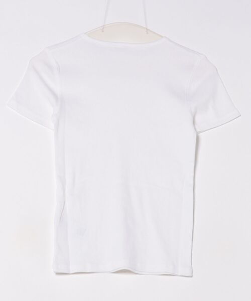 MOUSSY(マウジー)の「BASIC RIB Tシャツ(Tシャツ/カットソー・レディース・ホワイト/ライトブラック・FREE)」の22枚目の写真