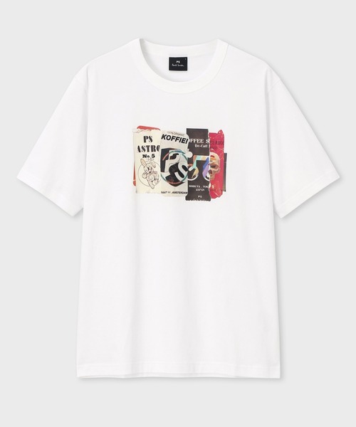 PS Paul Smith（ピーエスポールスミス）の「ヴィンテージラベル Tシャツ / 152561 220X（Tシャツ/カットソー・メンズ・ブラック/ホワイト・SMALL/MEDIUM/LARGE/X-LARGE/XX-LARGE）」の2枚目の写真
