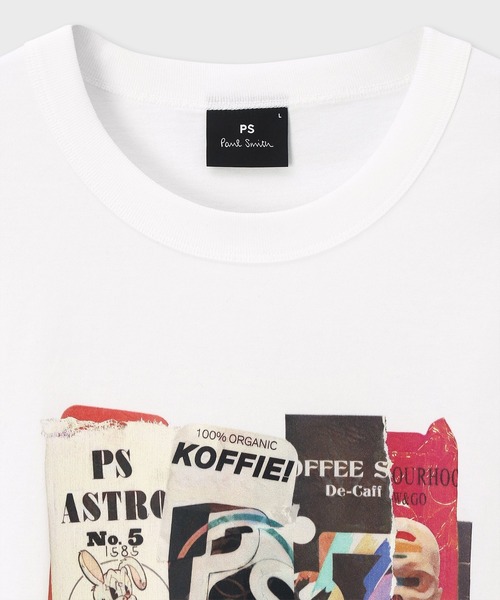 PS Paul Smith（ピーエスポールスミス）の「ヴィンテージラベル Tシャツ / 152561 220X（Tシャツ/カットソー・メンズ・ブラック/ホワイト・SMALL/MEDIUM/LARGE/X-LARGE/XX-LARGE）」の3枚目の写真