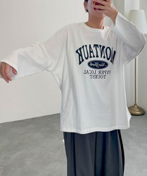 hyu,il（ヒュイル）の「ロゴプリントロンT（Tシャツ/カットソー）」