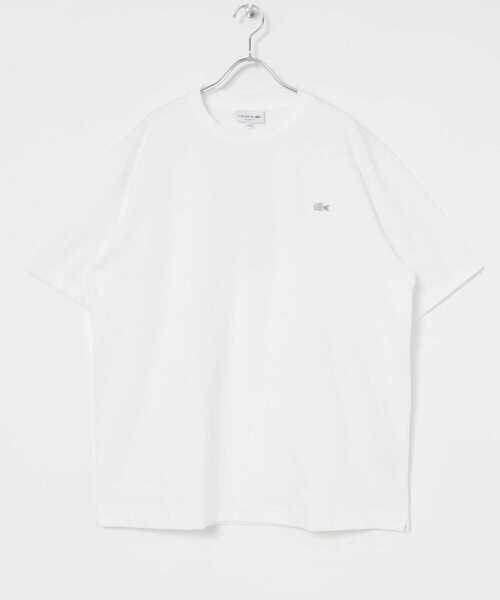 Tシャツ・カットソー Lacoste セール】 フロントボーダーバックプリントTシャツ （Tシャツ