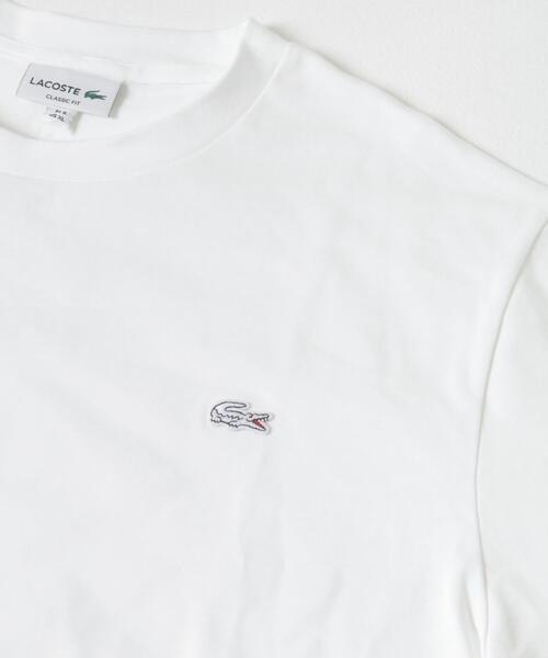 LACOSTE（ラコステ）の「LACOSTE　アウトラインクロッククルーネックTシャツ（Tシャツ/カットソー・メンズ・ネイビー/イエロー/ホワイト/ホワイト系その他/ブラック/ライトブルー・4/5/6）」の19枚目の写真