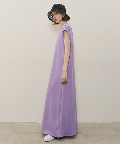 LA BELLE ETUDE（ラベルエチュード）の「2wayフレンチスリーブlong ワンピース（ワンピース・レディース・パープル/ブラック/ブルー・0/1）」の5枚目の写真