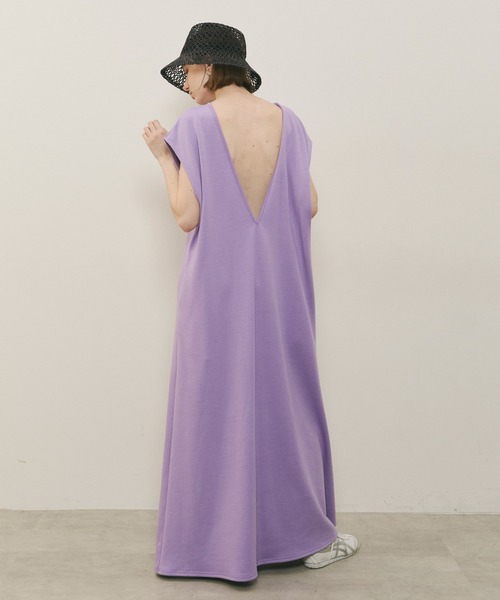 LA BELLE ETUDE（ラベルエチュード）の「2wayフレンチスリーブlong ワンピース（ワンピース・レディース・パープル/ブラック/ブルー・0/1）」の4枚目の写真