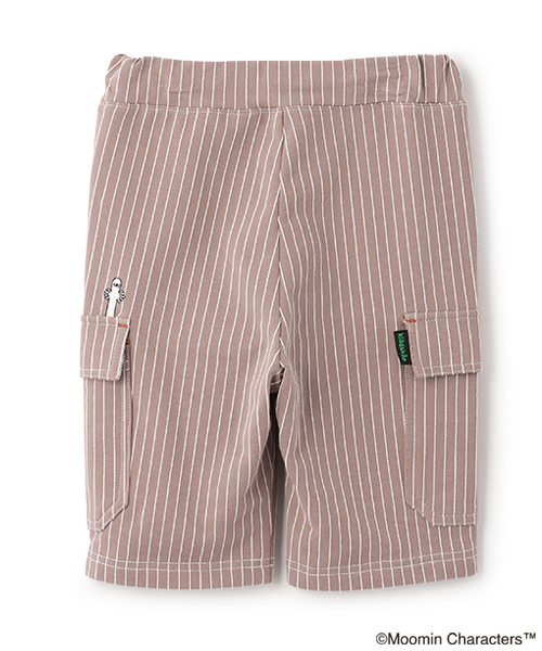 kladskap(クレードスコープ)の「MOOMIN/刺しゅうストライプ6分丈パンツ(その他パンツ・キッズ・ブラウン/トップグレー・80cm/90cm/100cm/110cm/120cm)」の3枚目の写真