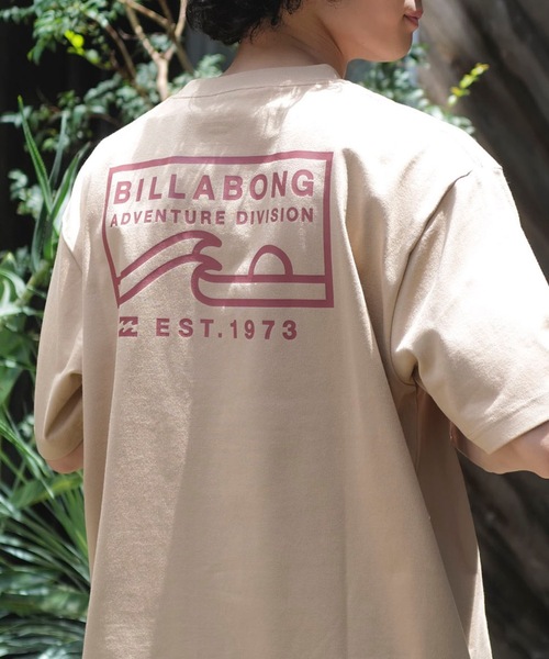 BILLABONG（ビラボン）の「BILLABONG メンズ 【A/DIV.】 ADIV LOGO Tシャツ 【2025年春夏モデル】/ビラボンバックプリント半袖Tシャツ（Tシャツ/カットソー・メンズ・ホワイト/ブルー系その他/ベージュ/ブラック・SMALL/MEDIUM/LARGE/X-LARGE）」の3枚目の写真