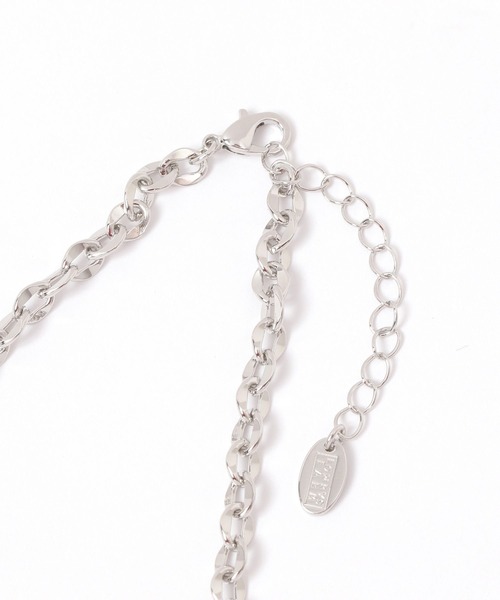 LOWRYS FARM(ローリーズファーム)の「ハートトップネックレス 326048(ネックレス・レディース・グレー/ベージュ・FREE)」の3枚目の写真