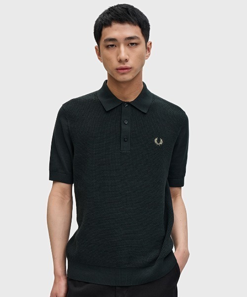 ミ*ナ様 FRED PERRYポロシャツ/Rib Stitch Knitted FRED PERRY（フレッドペリー）の「Rib Stitch Knitted Shirt