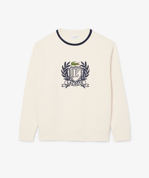 LACOSTE(ラコステ)の「裏パイル ハンドステッチ風ヴィンテージ フレンチグラフィックステッチ スウェットプルオーバー(スウェット・メンズ・グリーン/オフホワイト/ネイビー・2/3/4/5)」の22枚目の写真