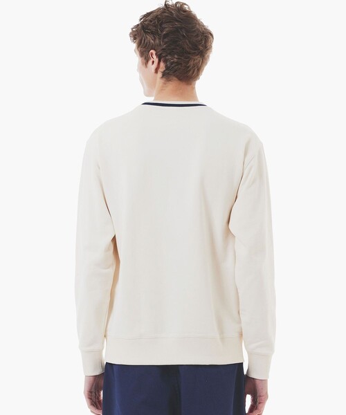 LACOSTE(ラコステ)の「裏パイル ハンドステッチ風ヴィンテージ フレンチグラフィックステッチ スウェットプルオーバー(スウェット・メンズ・グリーン/オフホワイト/ネイビー・2/3/4/5)」の20枚目の写真