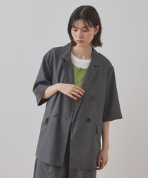 ジャケット　グレー　ピンストライプ jacket' gray – thehighlights
