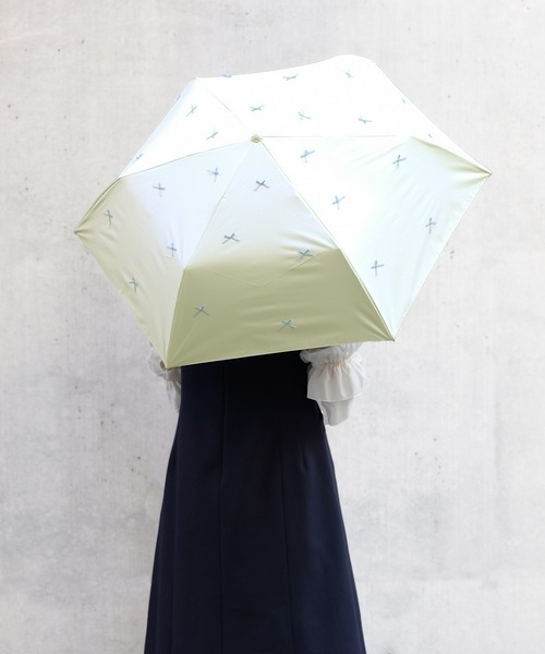 フェイラー ストロベリーフィールドプティ UV 晴雨兼用折りたたみ傘 アンブレラ FEILER - 新品◇フェイラーFEILER◇晴雨両用折りたたみ傘◇日傘
