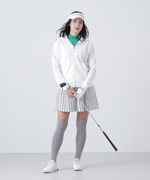St ANDREWS(セントアンドリュース)の「【St ANDREWS】16Gダブルジャガードニットスカート (WOMENS)(スカート・レディース・ホワイト/ブラック・FREE)」の5枚目の写真