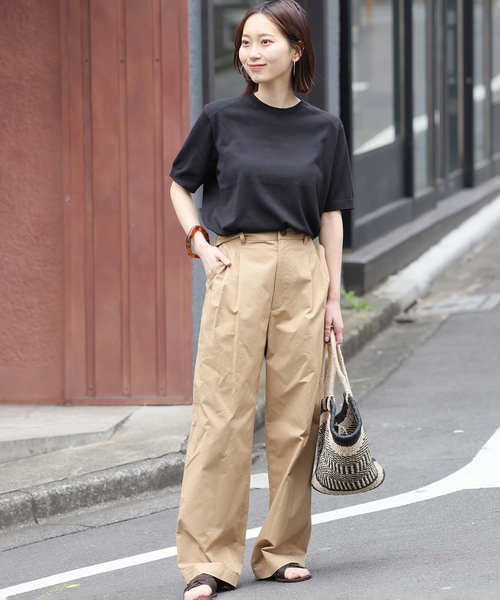 JOURNAL STANDARD relume（ジャーナルスタンダード　レリューム）の「【MULTI FUNC+】UVカット / 接触冷感 / ドライタッチプルオーバー（ニット/セーター・レディース・ベージュ/ブラック/ホワイト系その他/レッド・FREE）」の5枚目の写真