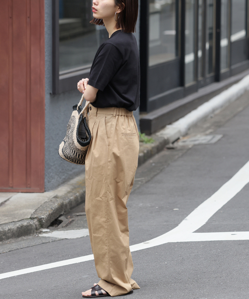 JOURNAL STANDARD relume（ジャーナルスタンダード　レリューム）の「【MULTI FUNC+】UVカット / 接触冷感 / ドライタッチプルオーバー（ニット/セーター・レディース・ベージュ/ブラック/ホワイト系その他/レッド・FREE）」の7枚目の写真
