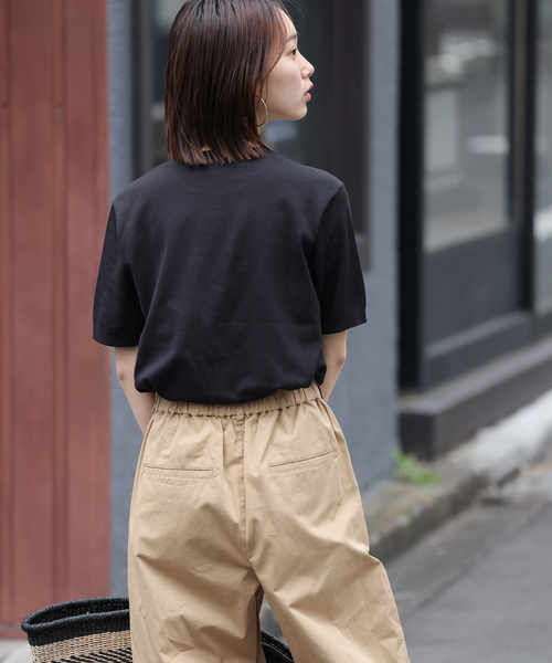 JOURNAL STANDARD relume（ジャーナルスタンダード　レリューム）の「【MULTI FUNC+】UVカット / 接触冷感 / ドライタッチプルオーバー（ニット/セーター・レディース・ベージュ/ブラック/ホワイト系その他/レッド・FREE）」の10枚目の写真