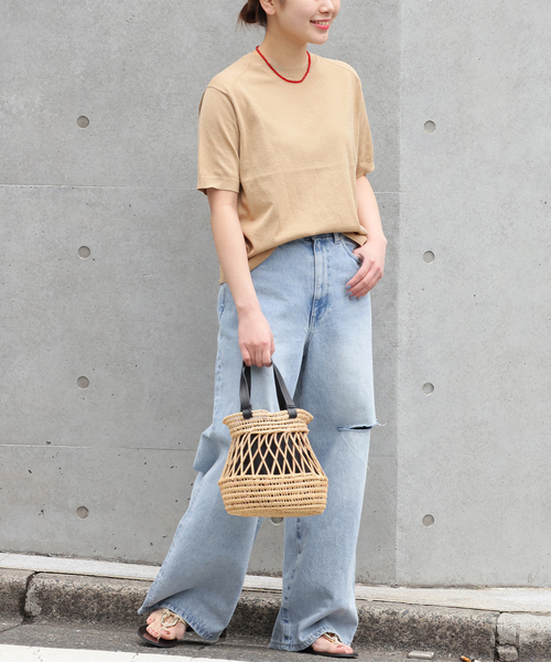 JOURNAL STANDARD relume（ジャーナルスタンダード　レリューム）の「【MULTI FUNC+】UVカット / 接触冷感 / ドライタッチプルオーバー（ニット/セーター・レディース・ベージュ/ブラック/ホワイト系その他/レッド・FREE）」の22枚目の写真
