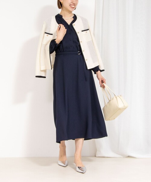 平和屋着物▽上質な紬 単衣 花織 縞 正絹 逸品 AABA7446fy