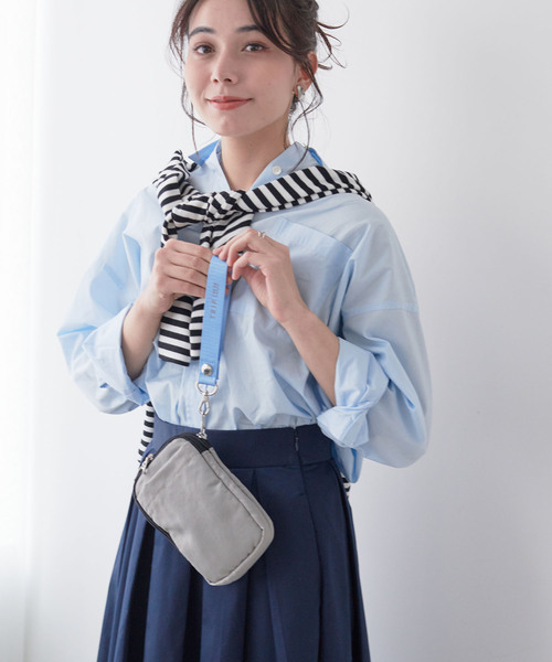 cross marche（クロスマルシェ）の「【TRIP.INN】6ポケットふかふかスマホマルチショルダーバッグ（ショルダーバッグ・レディース・ベージュ/ブラック/グレー/その他2/その他1/レオパード・FREE）」の15枚目の写真