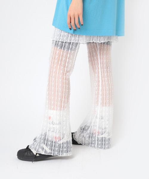 RNA(アールエヌエー)の「R4352 レイヤードフレアレースパンツ(その他パンツ・レディース・ホワイト/ブラック/ライトブルー・MEDIUM)」の20枚目の写真