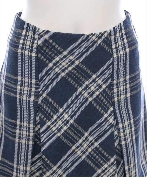 clear（クリア）の「ボックスプリーツチェックミニスカート[スタイルアップ ガーリー 韓国ファッション]≪SS新作≫（スカート・レディース・ブラック/ネイビー・M/S）」の16枚目の写真