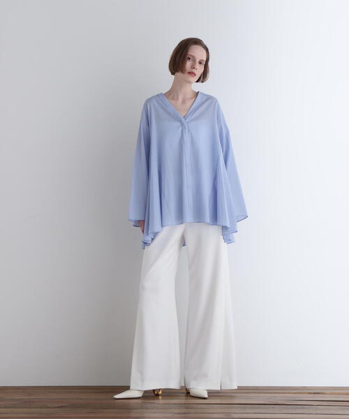◇トリアセオーガンジーブラウス（シャツ/ブラウス）｜LE PHIL