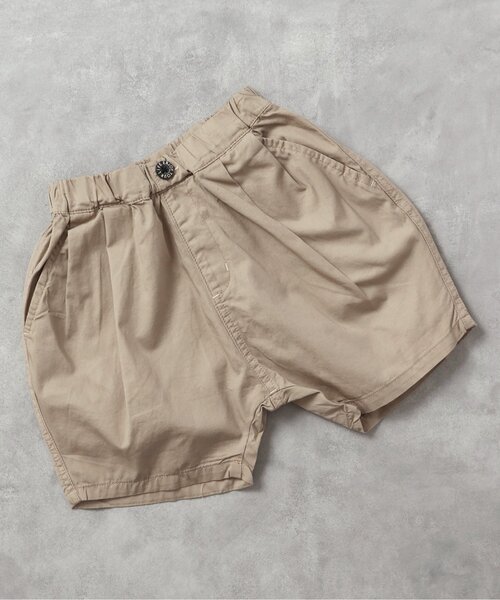 BREEZE(ブリーズ)の「【ジュニア対応】ツータックハーフパンツ(その他パンツ・キッズ・イエロー/インディゴブルー/その他11/ベージュ/ライム/レッド/ピンク/その他12/ブルー/ブラック・90/100/130/110/120/140/150)」の1枚目の写真