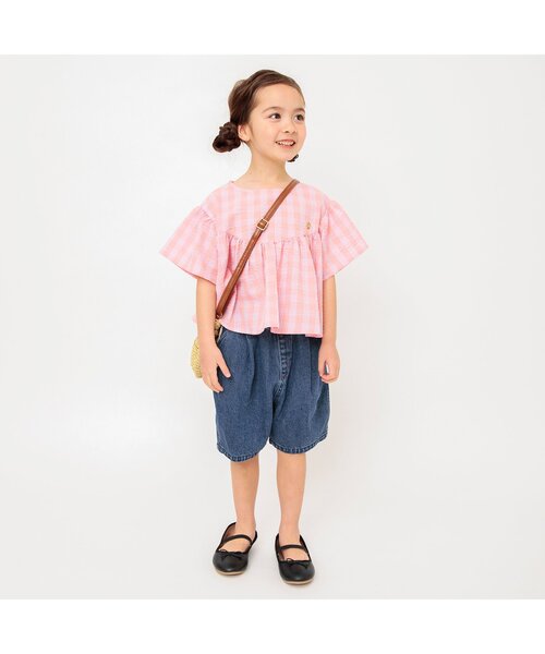 BREEZE(ブリーズ)の「【ジュニア対応】ツータックハーフパンツ(その他パンツ・キッズ・イエロー/インディゴブルー/その他11/ベージュ/ライム/レッド/ピンク/その他12/ブルー/ブラック・90/100/130/110/120/140/150)」の11枚目の写真