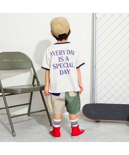 BREEZE(ブリーズ)の「【ジュニア対応】ツータックハーフパンツ(その他パンツ・キッズ・イエロー/インディゴブルー/その他11/ベージュ/ライム/レッド/ピンク/その他12/ブルー/ブラック・90/100/130/110/120/140/150)」の19枚目の写真