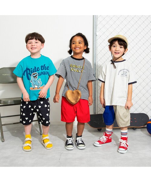 BREEZE(ブリーズ)の「【ジュニア対応】ツータックハーフパンツ(その他パンツ・キッズ・イエロー/インディゴブルー/その他11/ベージュ/ライム/レッド/ピンク/その他12/ブルー/ブラック・90/100/130/110/120/140/150)」の20枚目の写真