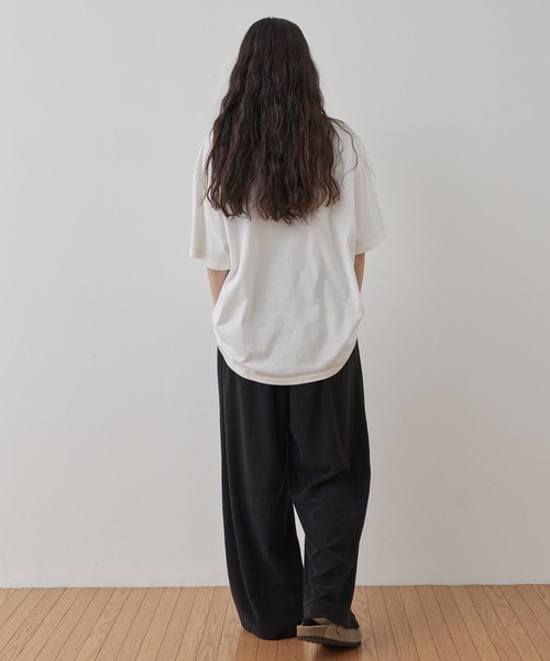 Unblend（アンブレンド）の「【Unblend】セットアップ対応 / リラックス パイル イージーパンツ（その他パンツ・レディース・ブラウン/オレンジ/ブラック・S/M）」の14枚目の写真