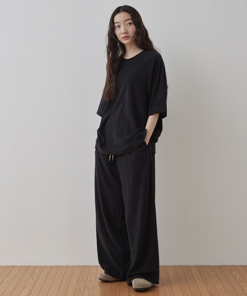 Unblend（アンブレンド）の「【Unblend】セットアップ対応 / リラックス パイル イージーパンツ（その他パンツ・レディース・ブラウン/オレンジ/ブラック・S/M）」の15枚目の写真