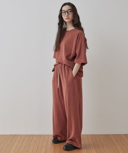 Unblend】セットアップ対応 / リラックス パイル イージーパンツ