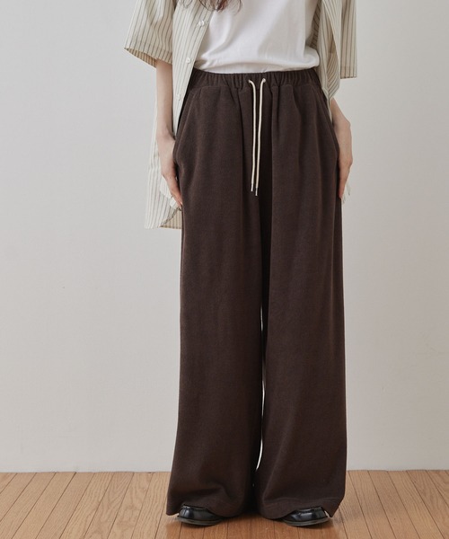 Unblend（アンブレンド）の「【Unblend】セットアップ対応 / リラックス パイル イージーパンツ（その他パンツ・レディース・ブラウン/オレンジ/ブラック・S/M）」の17枚目の写真