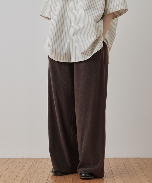 Unblend（アンブレンド）の「【Unblend】セットアップ対応 / リラックス パイル イージーパンツ（その他パンツ・レディース・ブラウン/オレンジ/ブラック・S/M）」の21枚目の写真