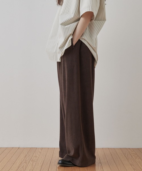 Unblend（アンブレンド）の「【Unblend】セットアップ対応 / リラックス パイル イージーパンツ（その他パンツ・レディース・ブラウン/オレンジ/ブラック・S/M）」の22枚目の写真