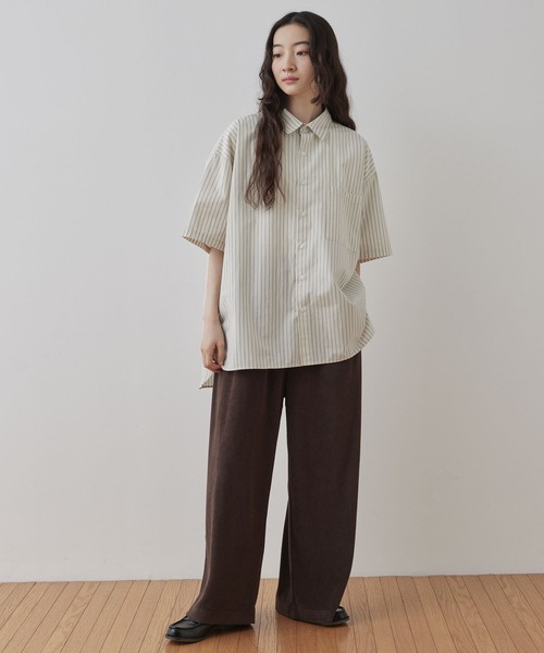 Unblend】セットアップ対応 / リラックス パイル イージーパンツ