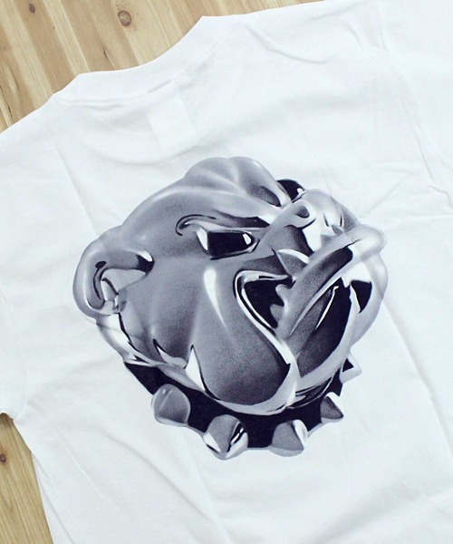 セール】ビッグドッグショートスリーブバックプリントTシャツ