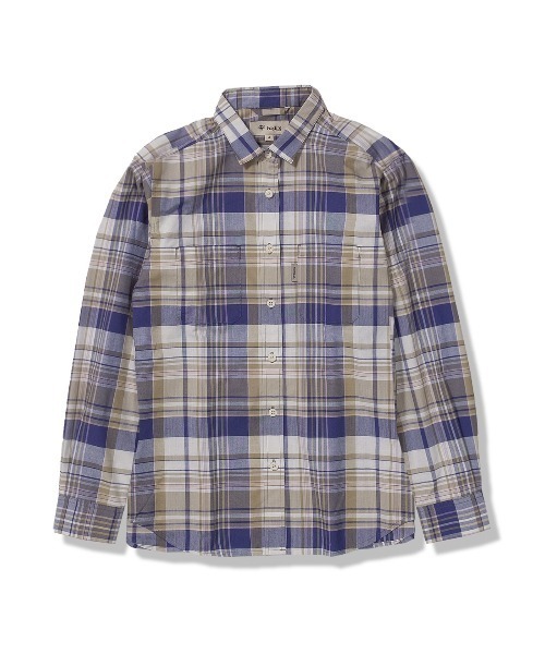 Foxfire(フォックスファイヤー)の「Cシールドフレッシュチェックシャツ(シャツ/ブラウス・レディース・レッド/パープル/グリーン/イエロー・S/M/L)」の5枚目の写真