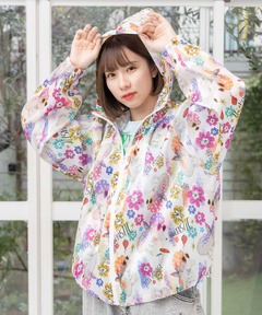 極美品✨Sov. ソブ　ポリエステルシフォンオリジナルブラウス　フラワー セール】ポリエステルシフォン フラワープリントブラウス