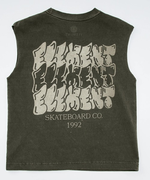 ELEMENT(エレメント)の「ELEMENT キッズ TAG 3 NO SLEEVE YOUTH Tシャツ 【2025年夏モデル】/エレメントキッズノースリーブマッスルタンク(Tシャツ/カットソー・キッズ・ホワイト/ブラック系その他・X-LARGE/MEDIUM/SMALL/LARGE)」の2枚目の写真