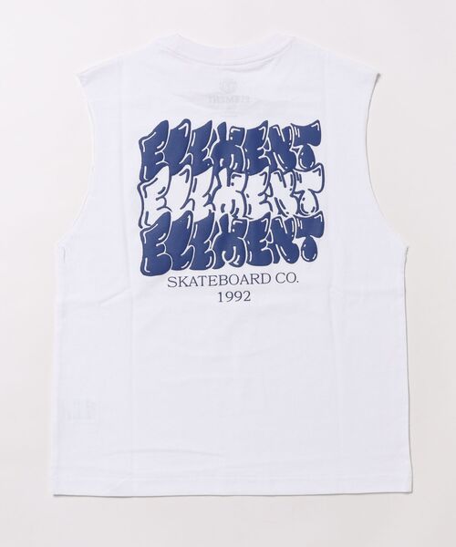 ELEMENT(エレメント)の「ELEMENT キッズ TAG 3 NO SLEEVE YOUTH Tシャツ 【2025年夏モデル】/エレメントキッズノースリーブマッスルタンク(Tシャツ/カットソー・キッズ・ホワイト/ブラック系その他・X-LARGE/MEDIUM/SMALL/LARGE)」の1枚目の写真
