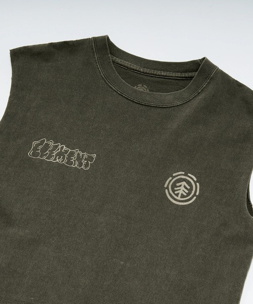 ELEMENT(エレメント)の「ELEMENT キッズ TAG 3 NO SLEEVE YOUTH Tシャツ 【2025年夏モデル】/エレメントキッズノースリーブマッスルタンク(Tシャツ/カットソー・キッズ・ホワイト/ブラック系その他・X-LARGE/MEDIUM/SMALL/LARGE)」の4枚目の写真