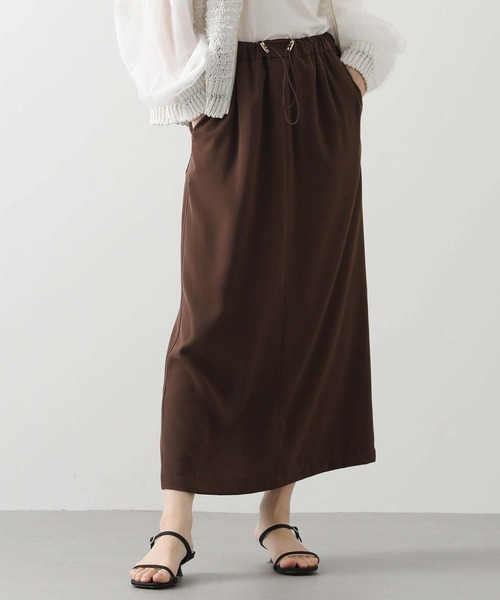 Gready Brilliant（グレディブリリアン）の「ドロストスカート（スカート・レディース・ブラック/ブラウン・38）」の2枚目の写真