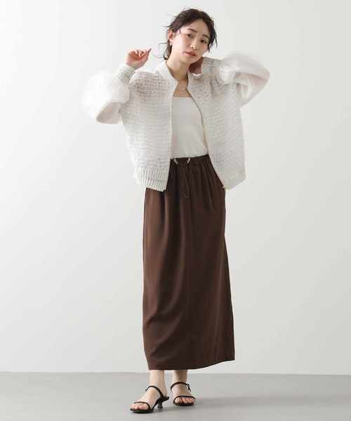 Gready Brilliant（グレディブリリアン）の「ドロストスカート（スカート・レディース・ブラック/ブラウン・38）」の11枚目の写真