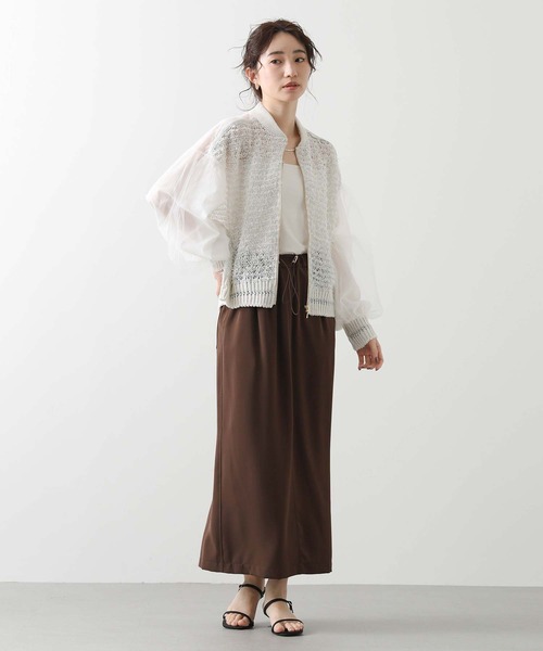 Gready Brilliant（グレディブリリアン）の「ドロストスカート（スカート・レディース・ブラック/ブラウン・38）」の14枚目の写真